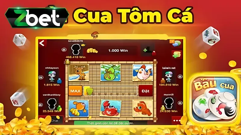 Mức trả thưởng khi thắng của bầu Cua Online 